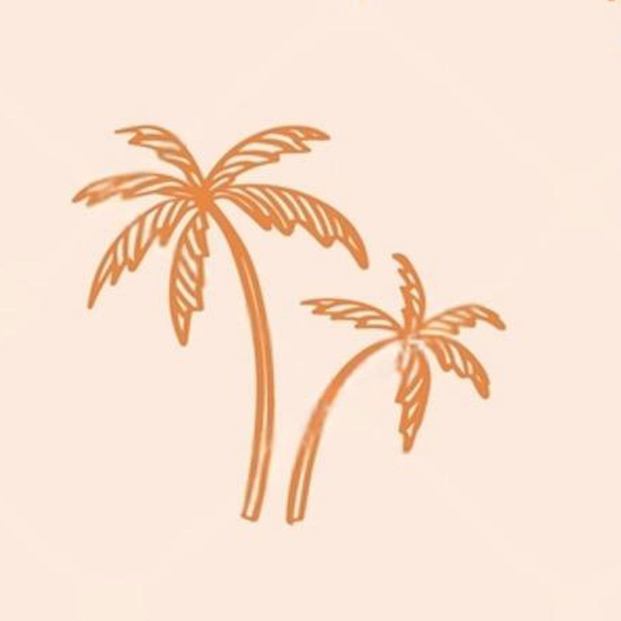 1280x1280 Minimal Palm Tree Wallpaper