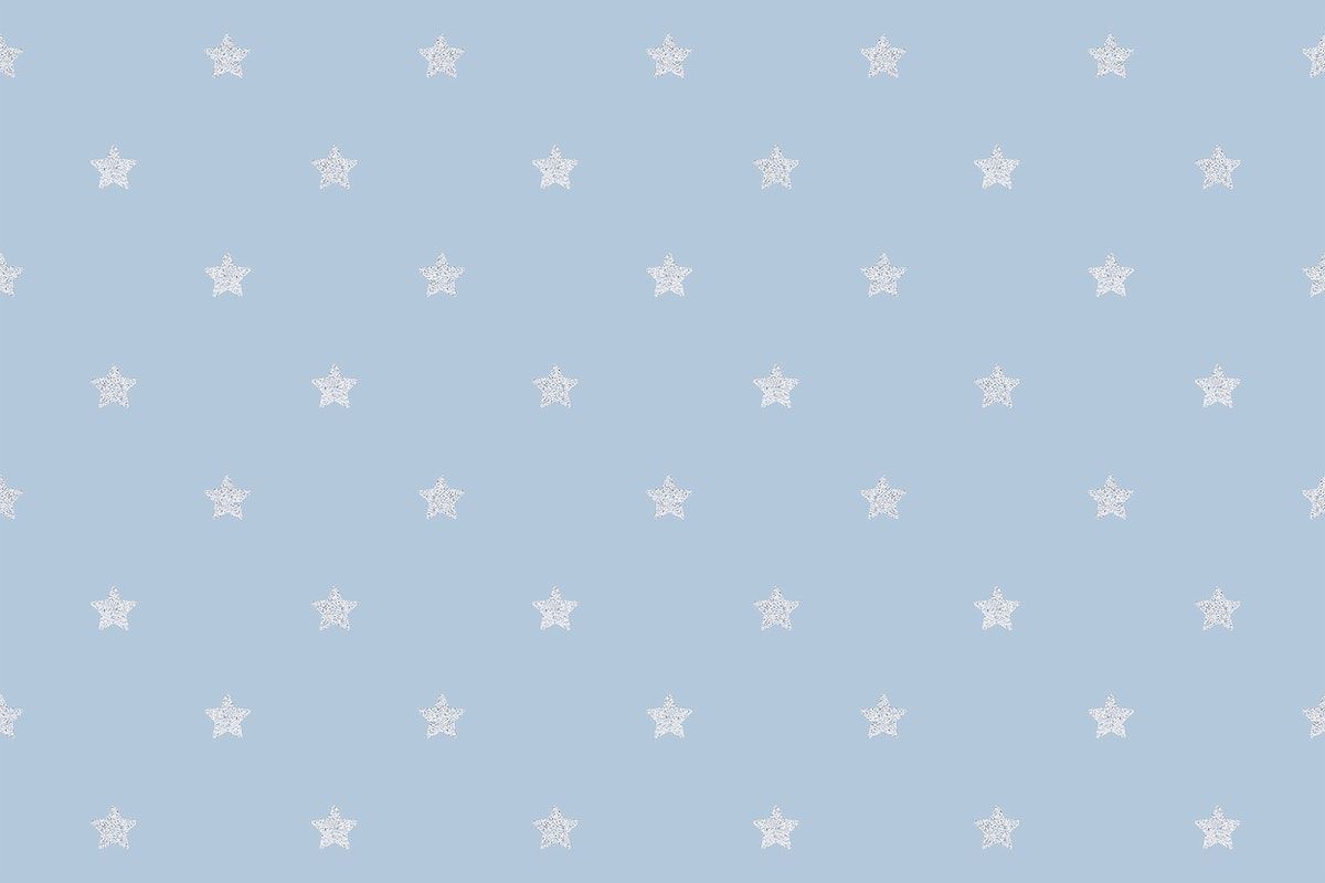 1200x800 Blue Star Pattern on Beige Background