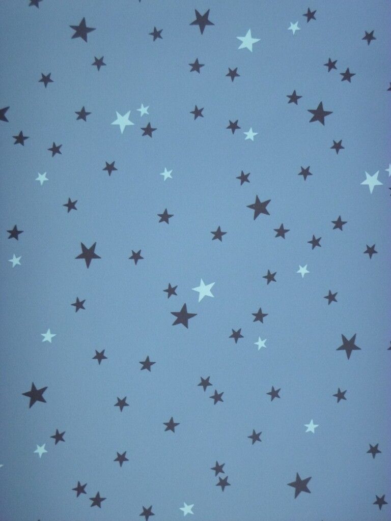 768x1024 Starlight Stars Wallpaper Blue Black's Decor