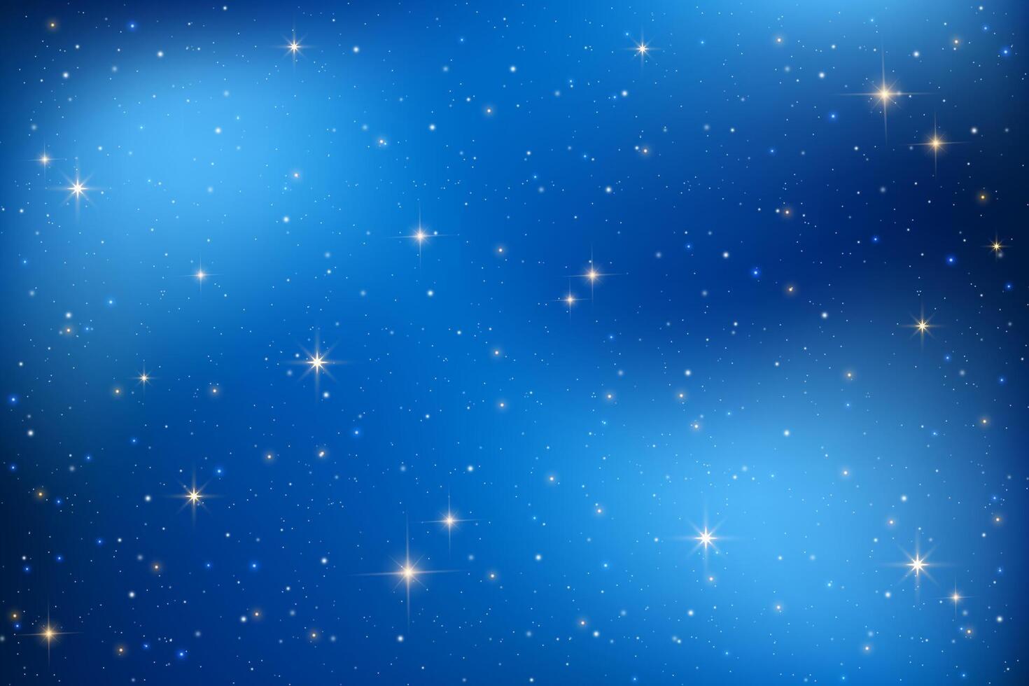 1470x980 Star Background With Blue Stars And Copy Space On Dark, Minimal Space Pattern For Banners, Posters, Web And App Design, Modern Cosmic Wallpaper. Illustration