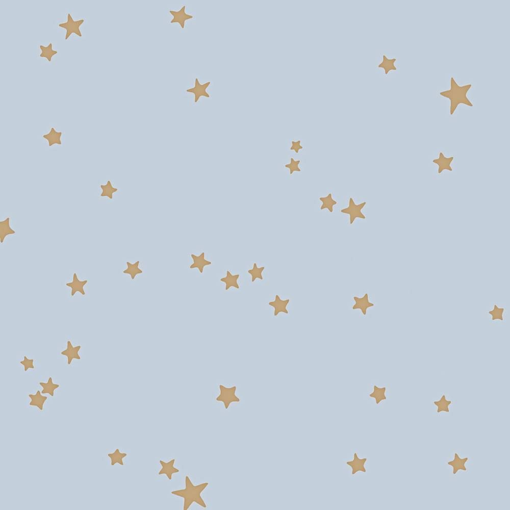 1000x1000 Cole & Son Stars wallpaper pale blue