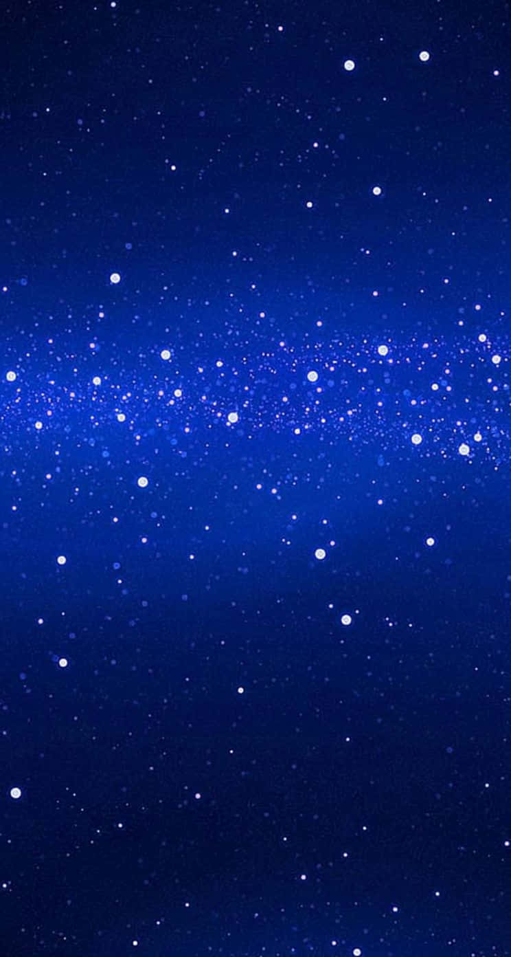 744x1392 Download free Illuminating Dark Blue Star The Night Sky Wallpaper
