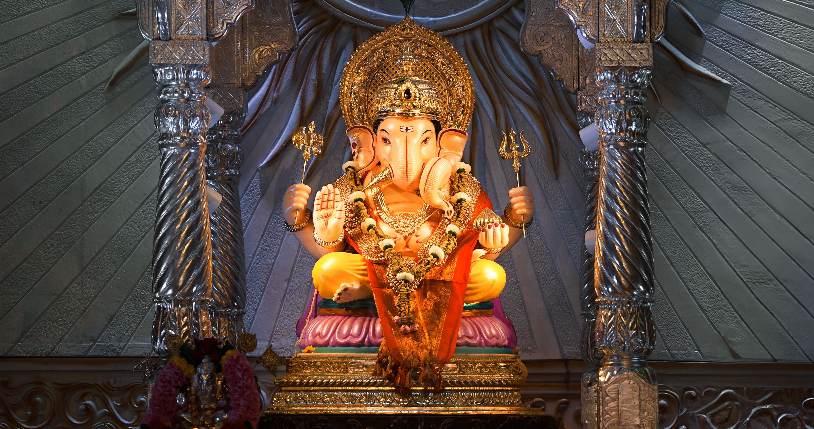 3304x1742 Dagdusheth Halwai Ganapati Temple Pune Photo, Download The BEST Free Dagdusheth Halwai Ganapati Temple Pune & HD Image