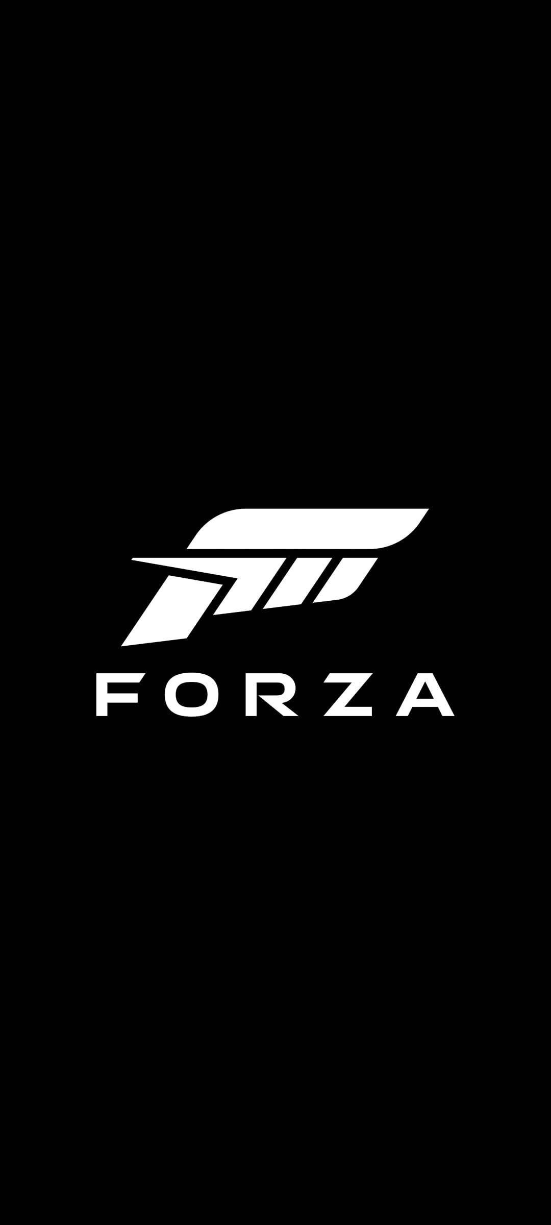 1080x2400 Forza Logo Wallpaper