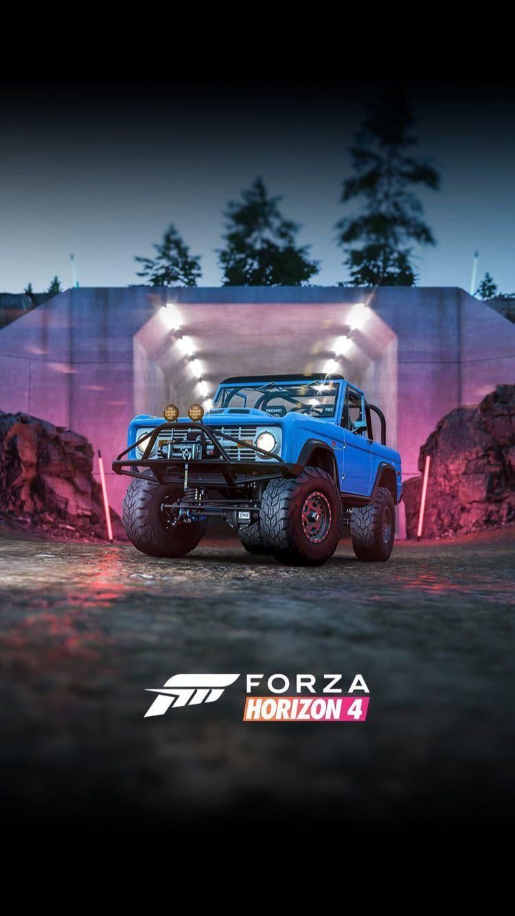750x1334 Wallpaper Forza Horizon 4 Bronco, Forza Horizon, Forza Motorsport, Forza Horizon Ford Bronco, Background Free Image