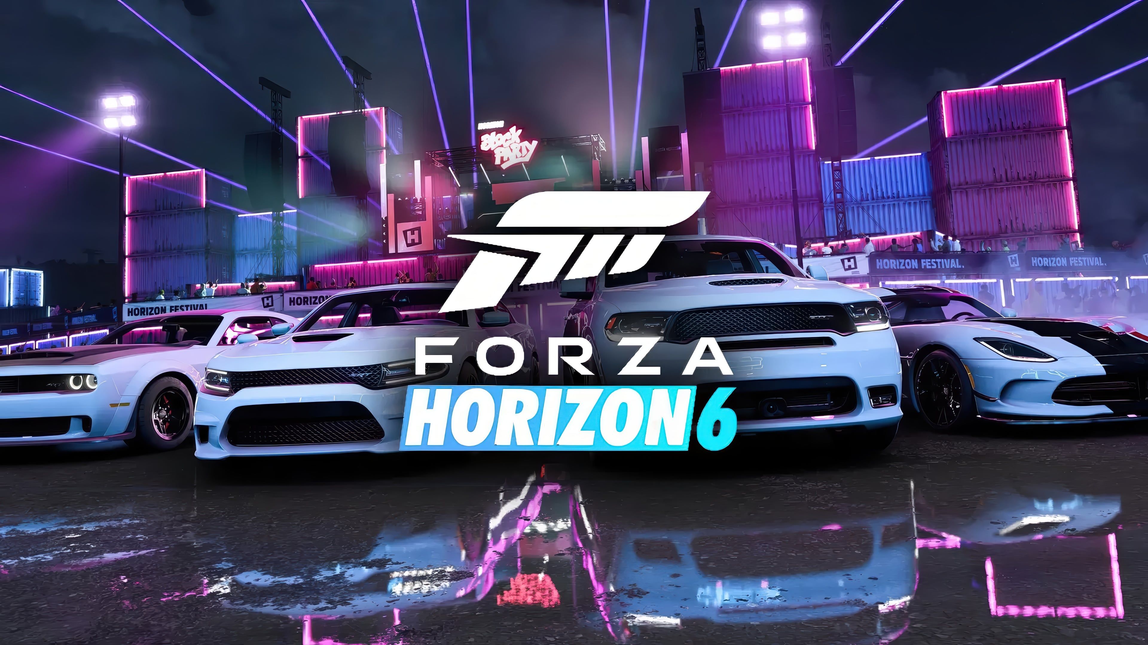 3840x2160 Horizon Festival with Logo Horizon 6 Wallpaper 4K for Desktop