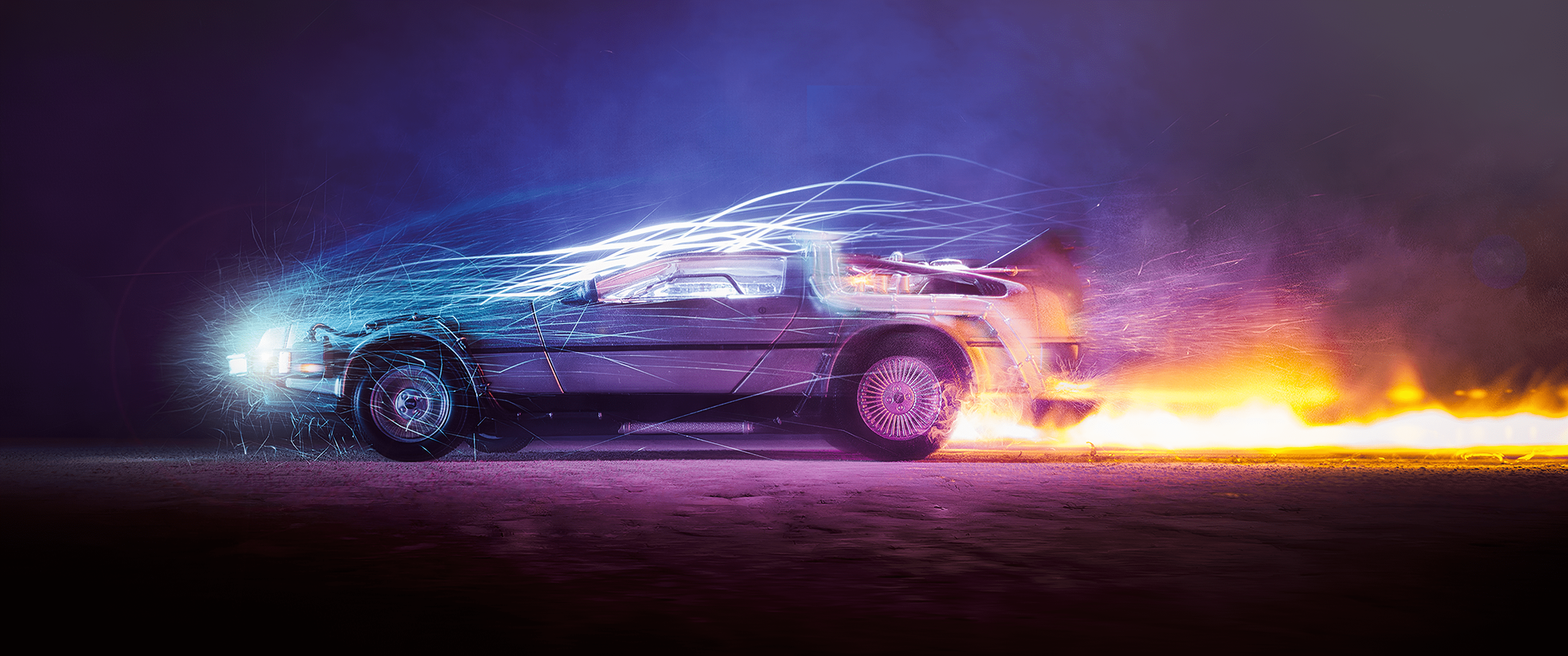 3440x1440 Back to The Future by Felix Hernandez [3440x1440]