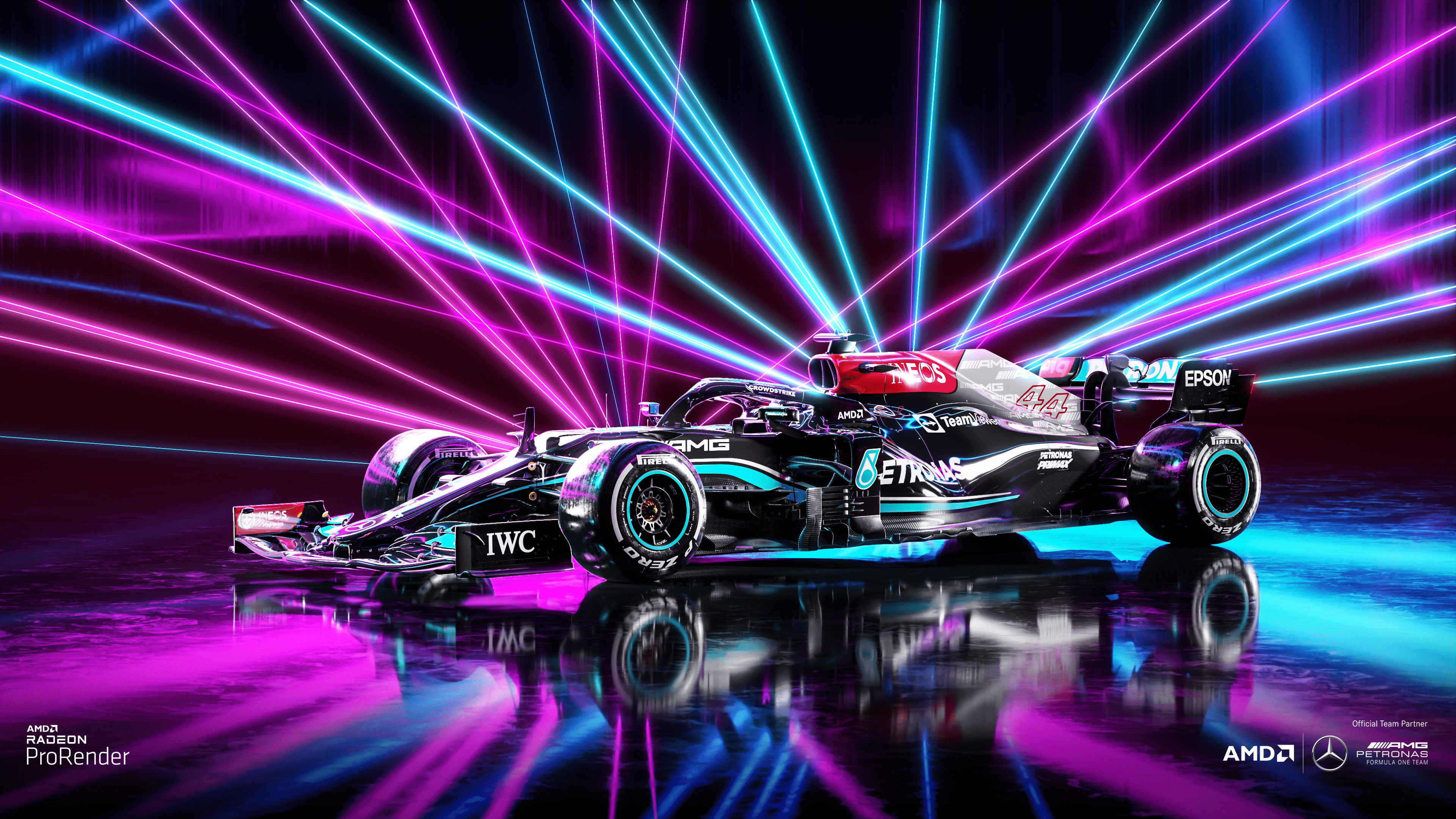 3840x2160 More Mercedes x AMD W12 4K Wallpaper