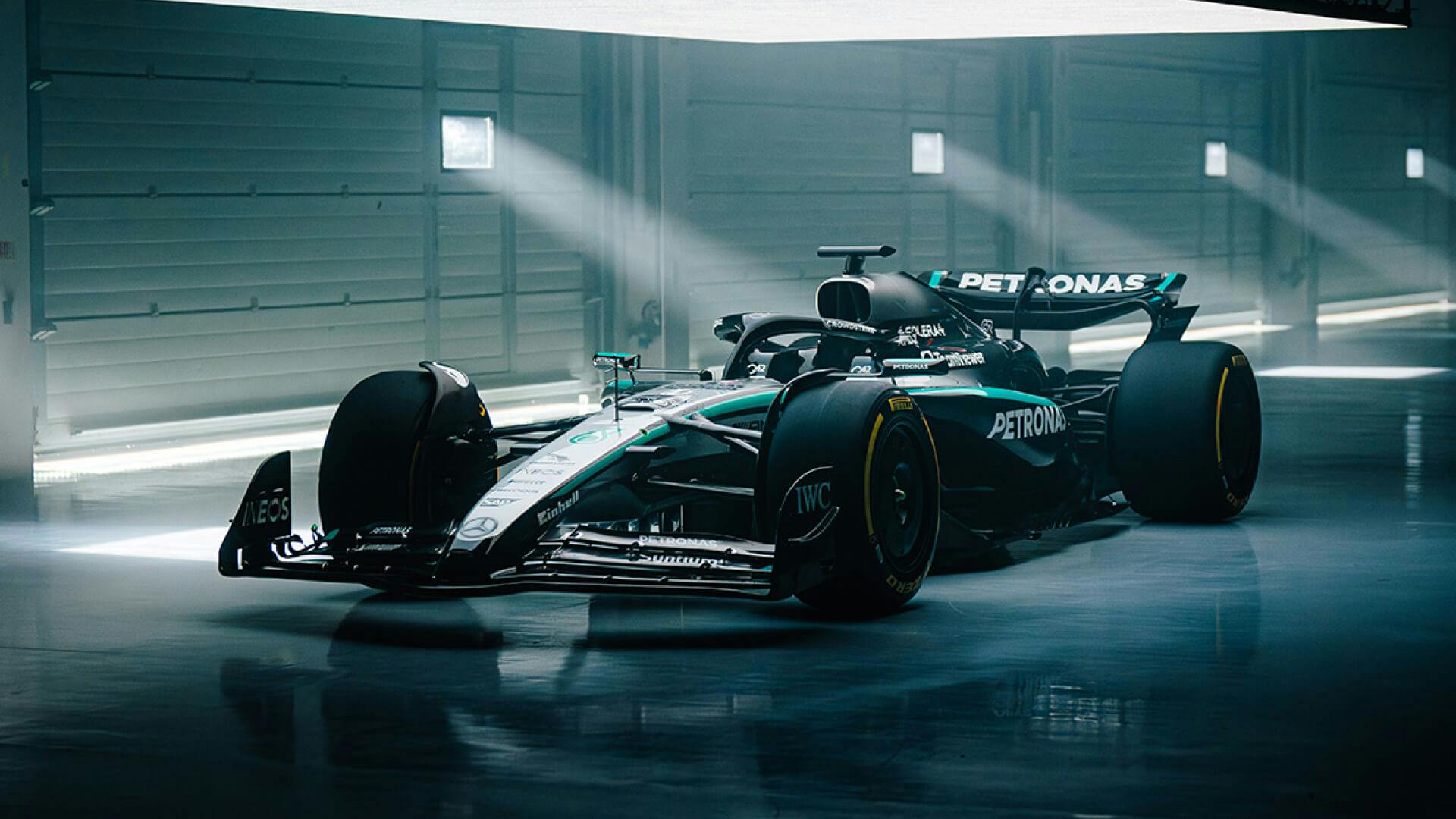 1920x1080 Mercedes F1 2025 W16 livery. Formula 1 Dashboard