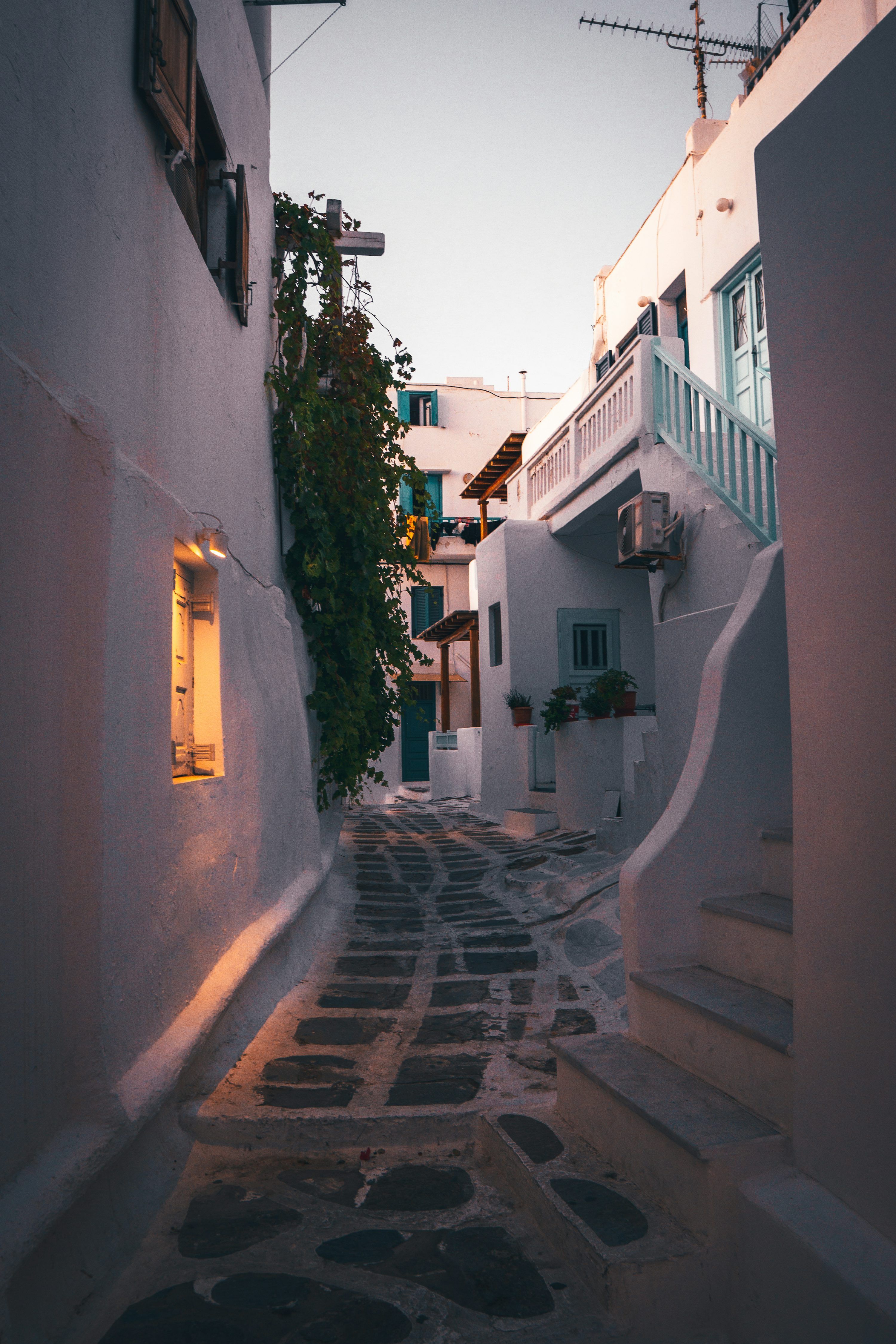 3000x4500 Greece Night Picture. Download Free Image