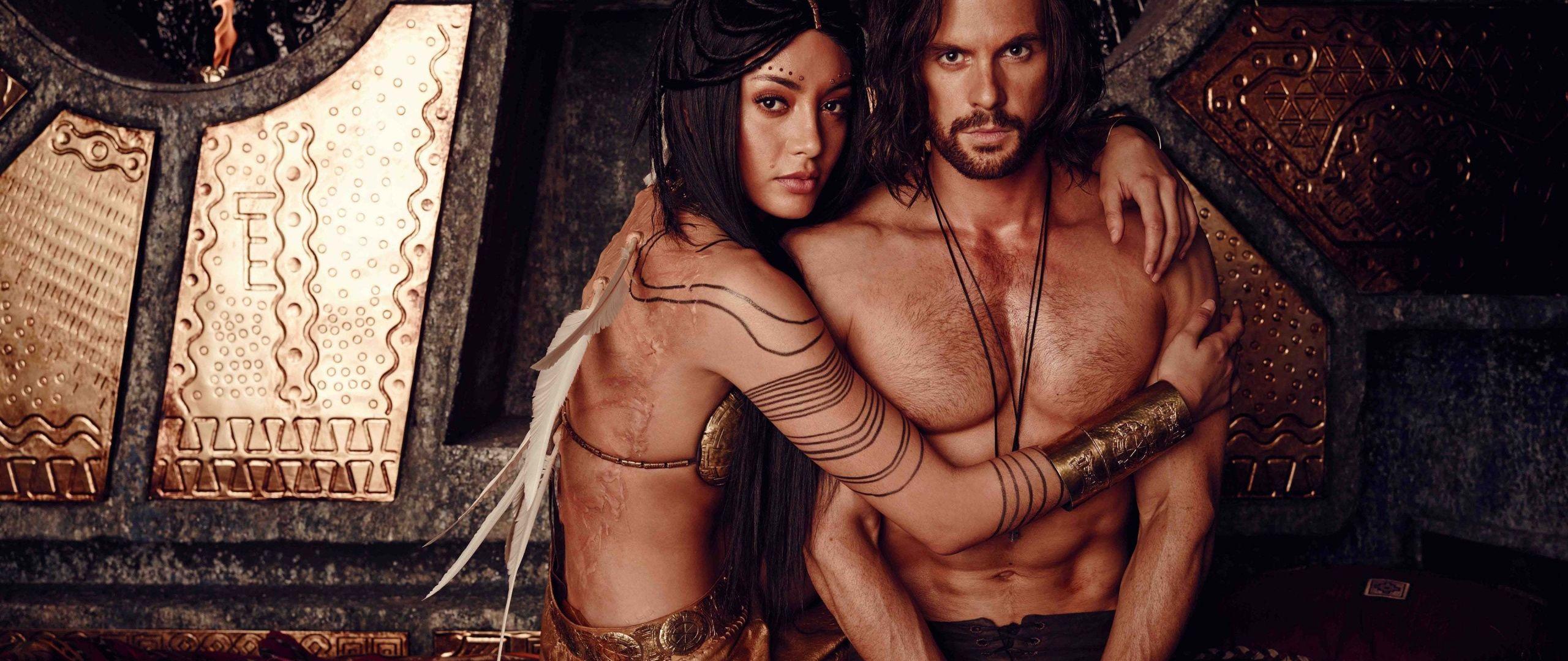 2560x1080 Desktop Wallpaper Da Vinci's Demons, Tom Riley, Laura Haddock, Tv