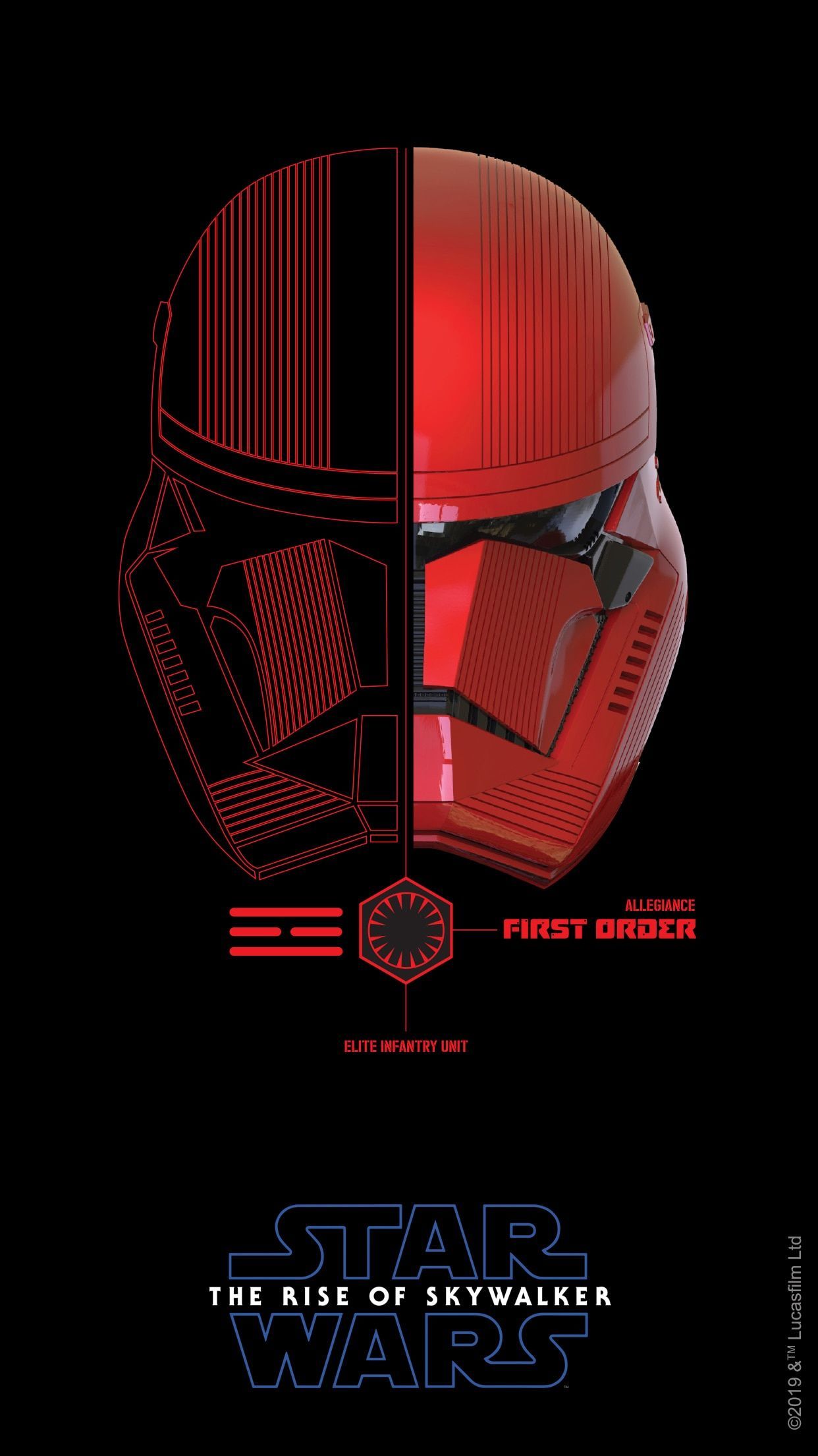1242x2209 Star Wars First Order Wallpaper
