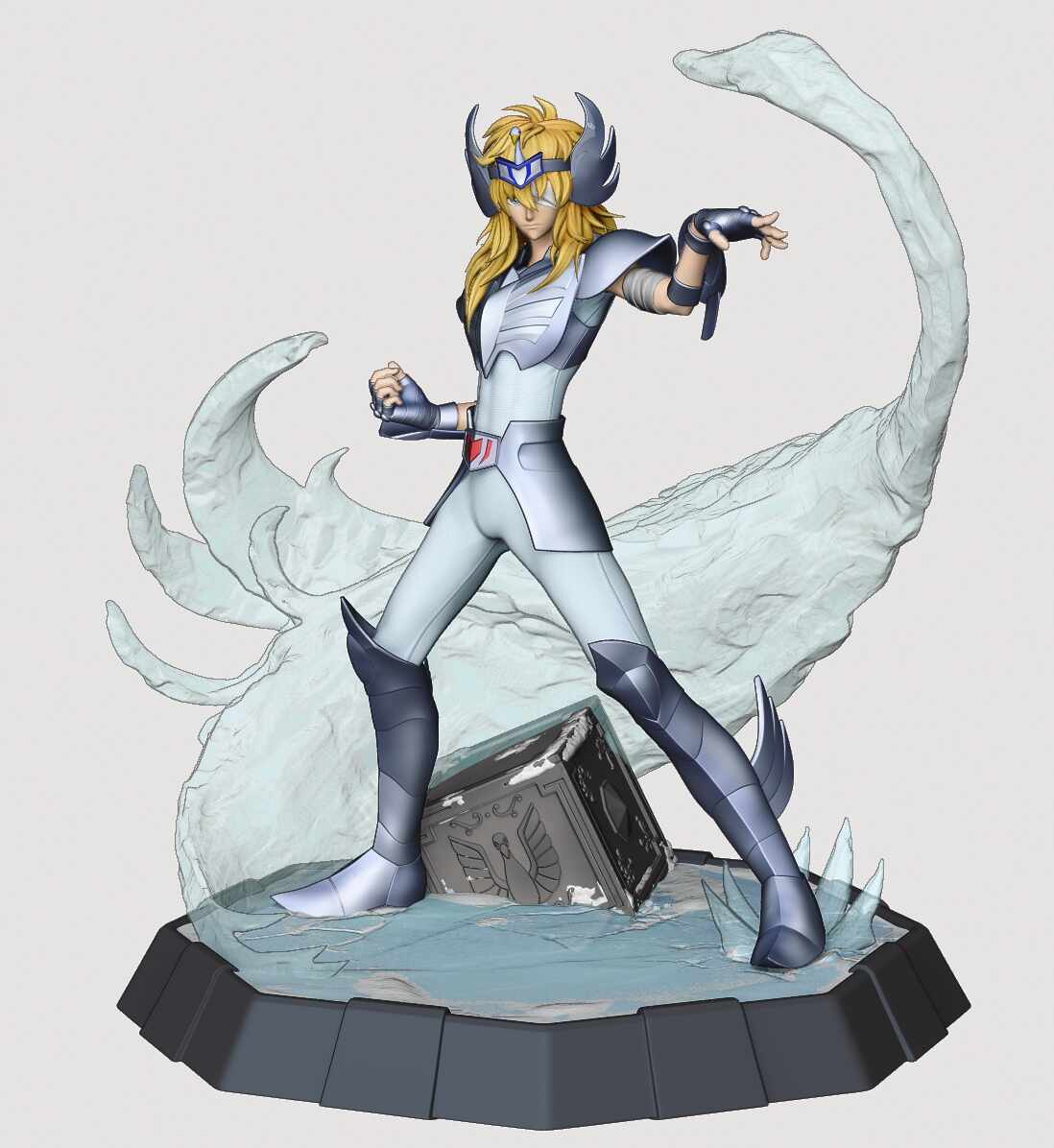 1098x1196 Saint Seiya Fanart Hyoga Saint V.3
