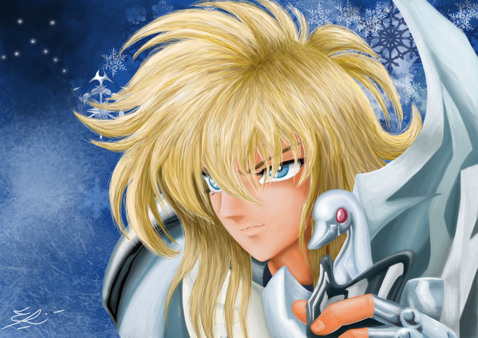 1920x1357 Eber Riera Seiya Fan Art