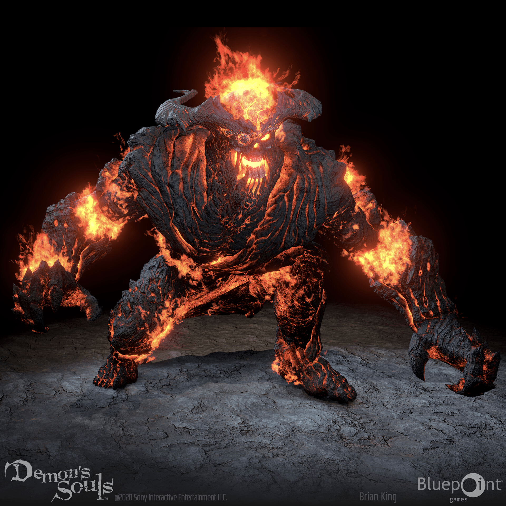1920x1920 Downgrade> the Flamelurker from Demons Souls, I appreciate much of the work of the remake but it just don't capture the design of the original