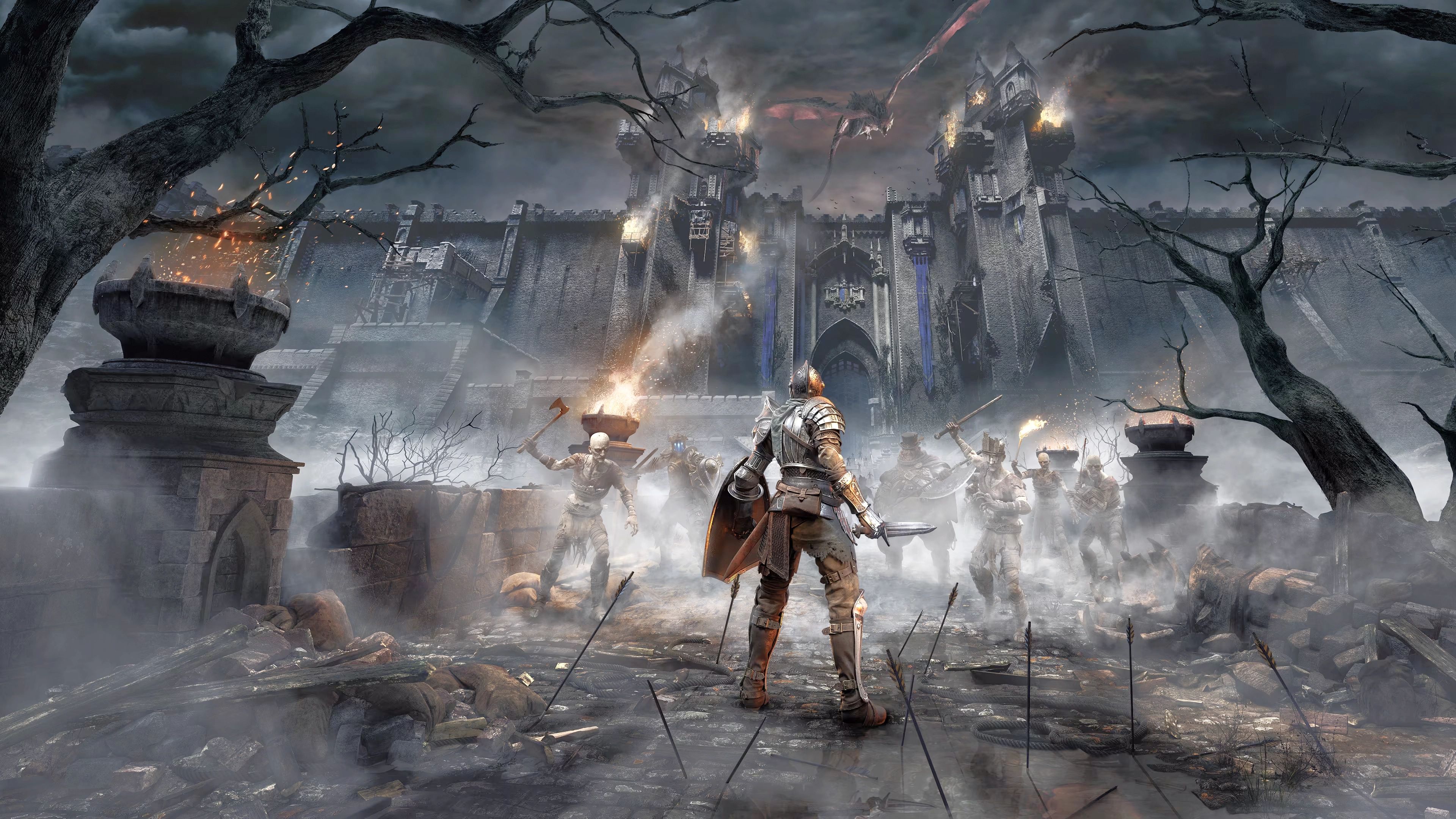 3840x2160 Download Flamelurker (Demon's Souls) Video Game Demon's Souls 4k Ultra HD Wallpaperx2160