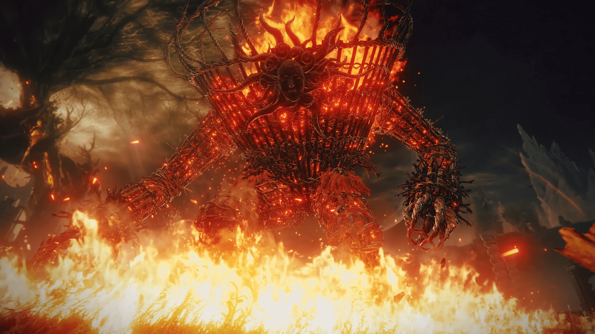 1920x1080 Elden Ring Fiery Boss Battle HD Wallpaperx2160