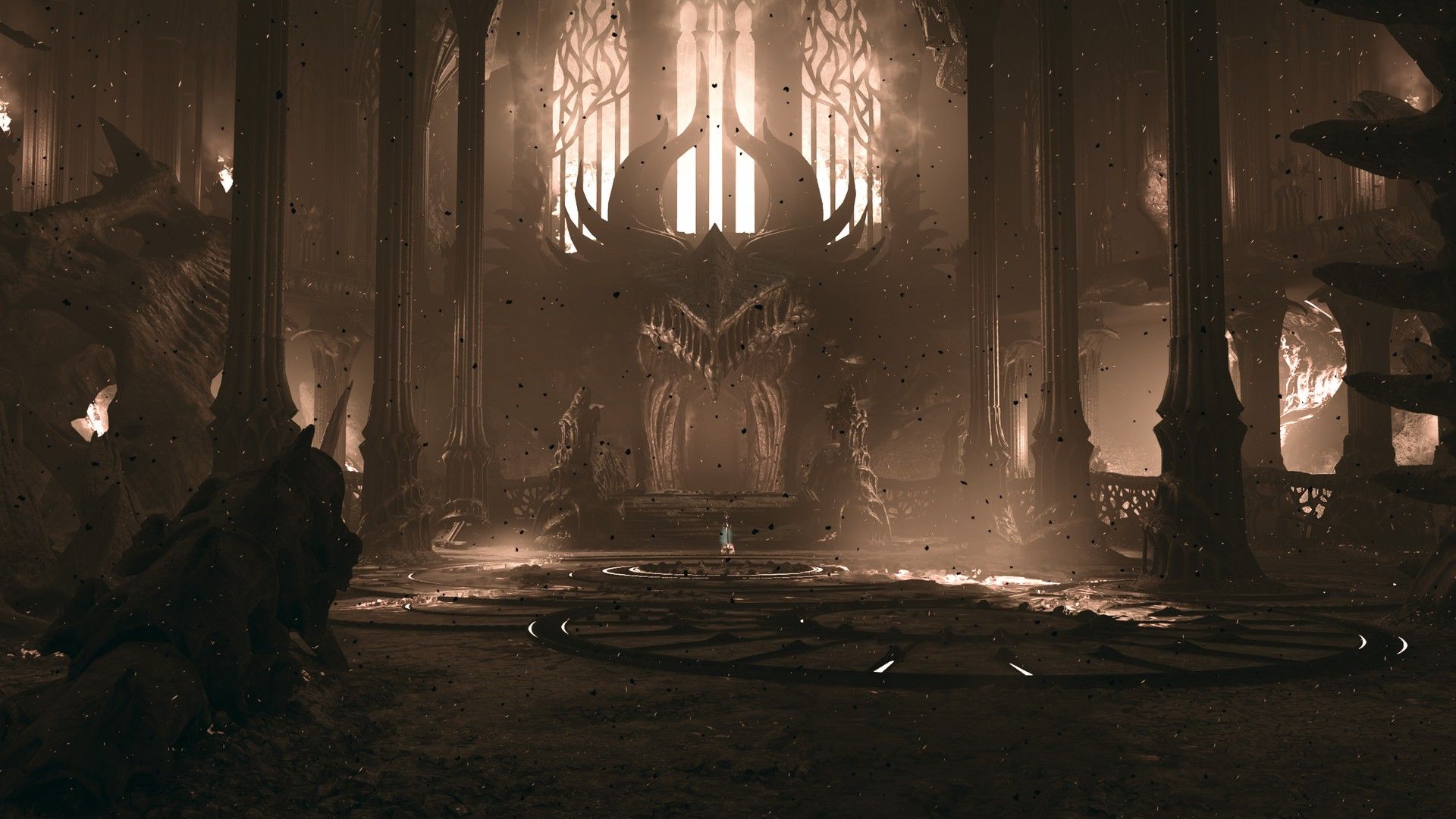 1920x1080 Just a shot of the Flamelurker boss arena I took. Love photo mode
