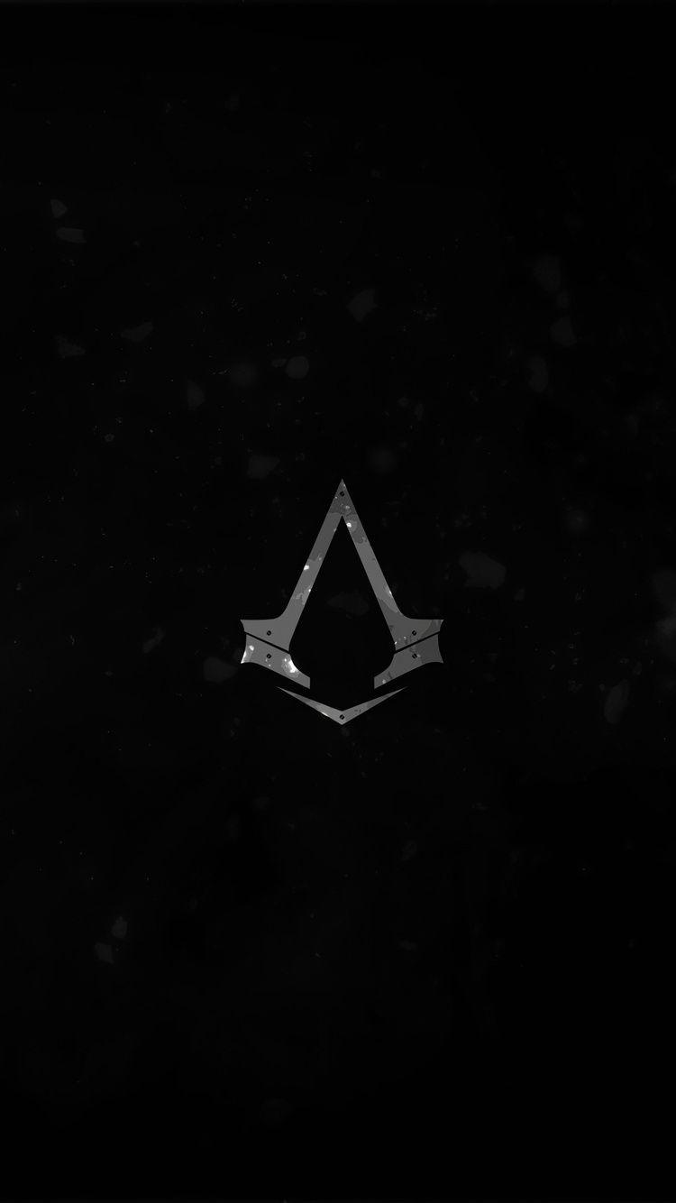 750x1334 Assassins Creed Syndicate Logo Dark 4k iPhone iPhone