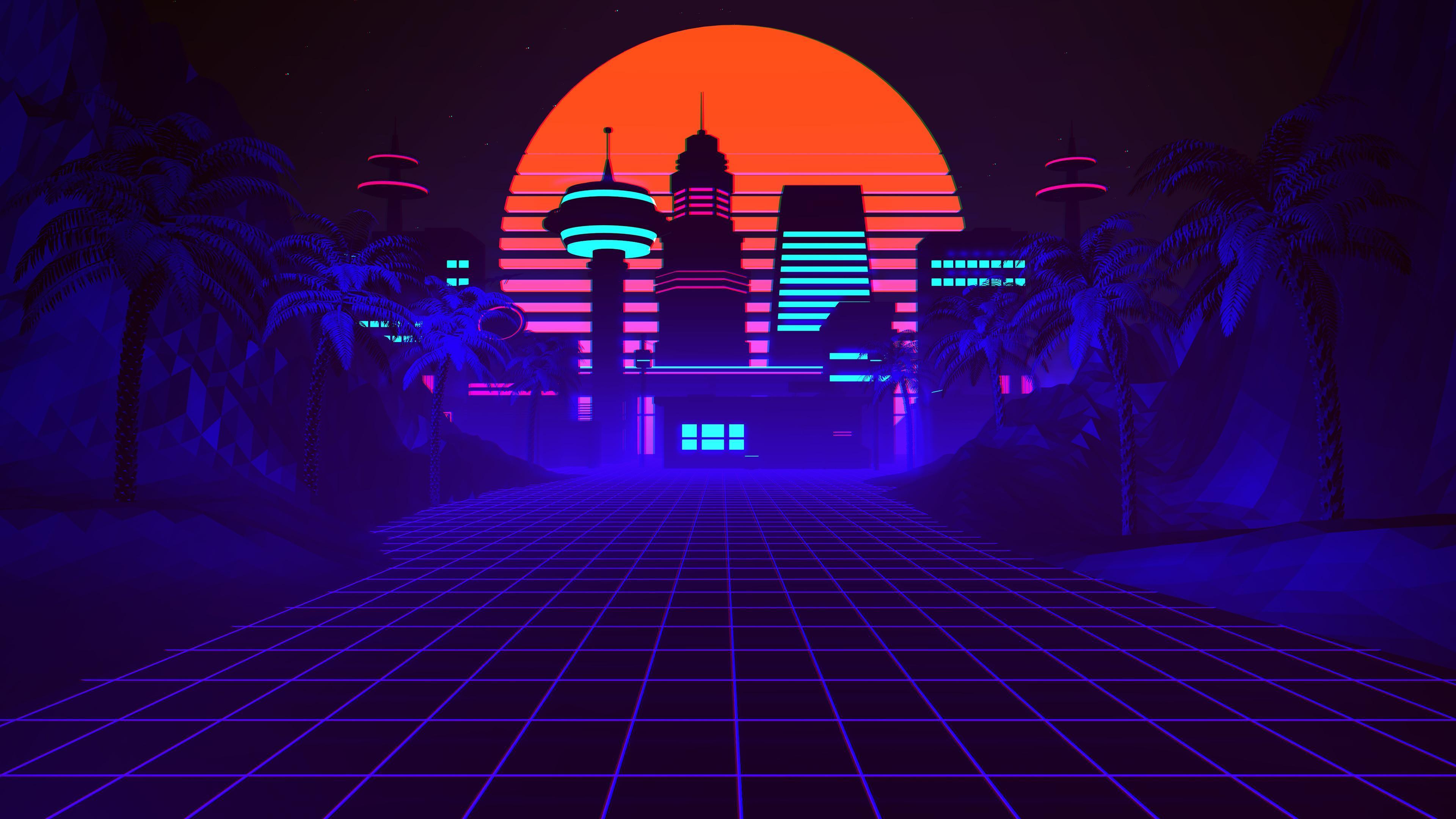 Synthwave Wallpapers 4K HD