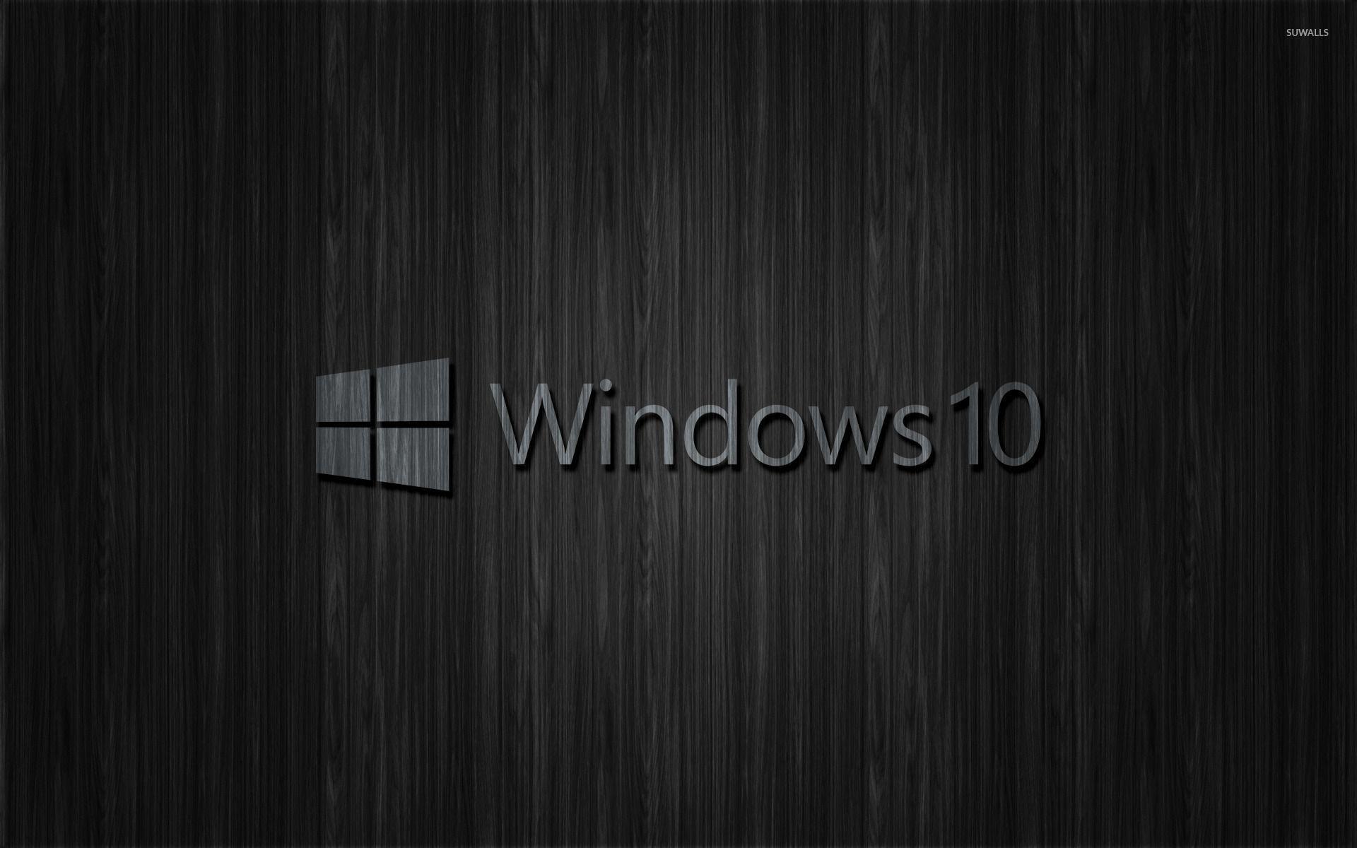 1920x1200 Windows 10 transparent text logo