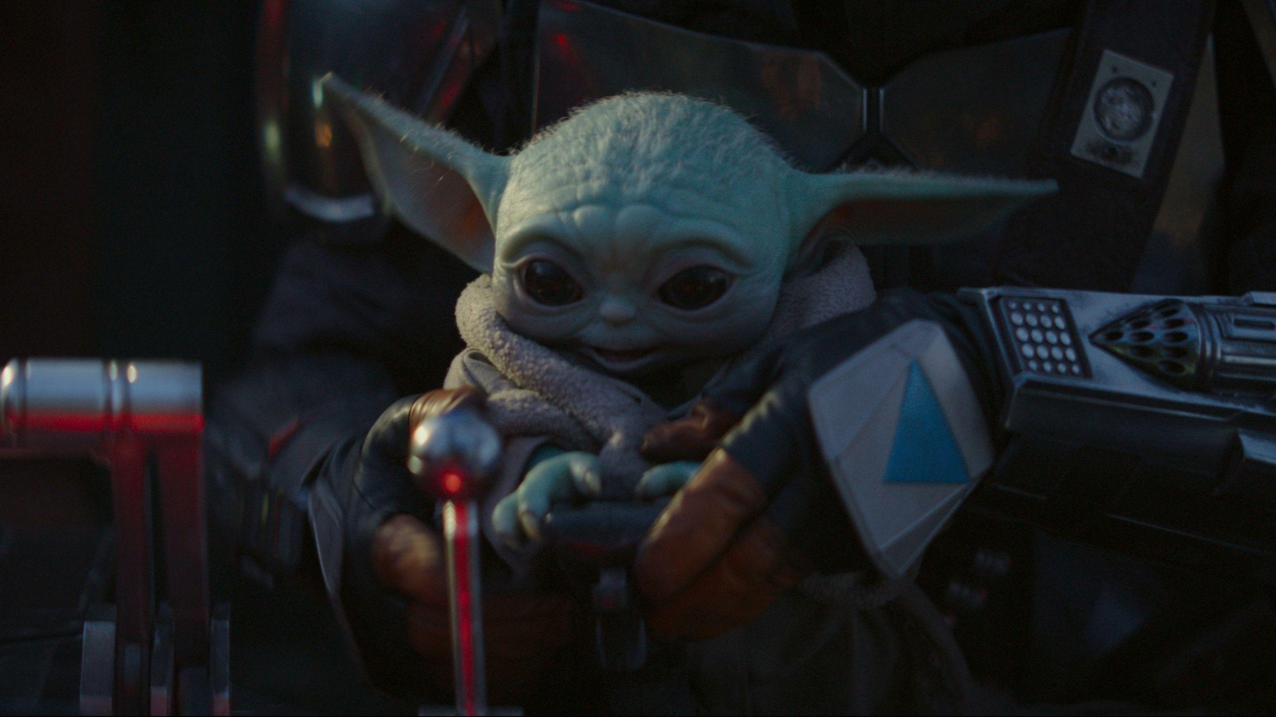 2560x1440 Baby Yoda The Mandalorian 4K 1440P Resolution Wallpaper