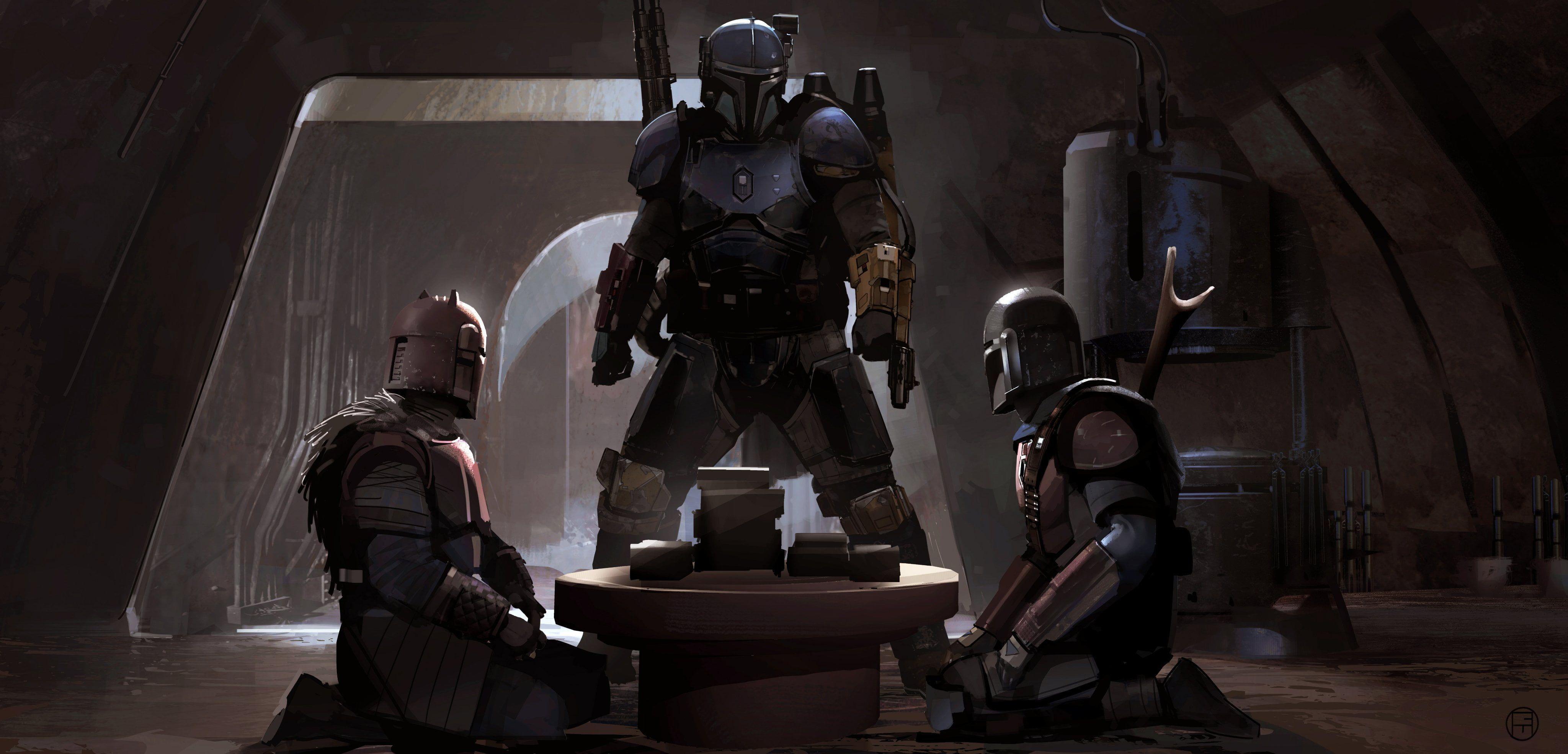 4096x1969 The Mandalorian tv series concept art K #wallpaper #hdwallpaper #desktop. Star wars concept art, Star wars art, Concept art