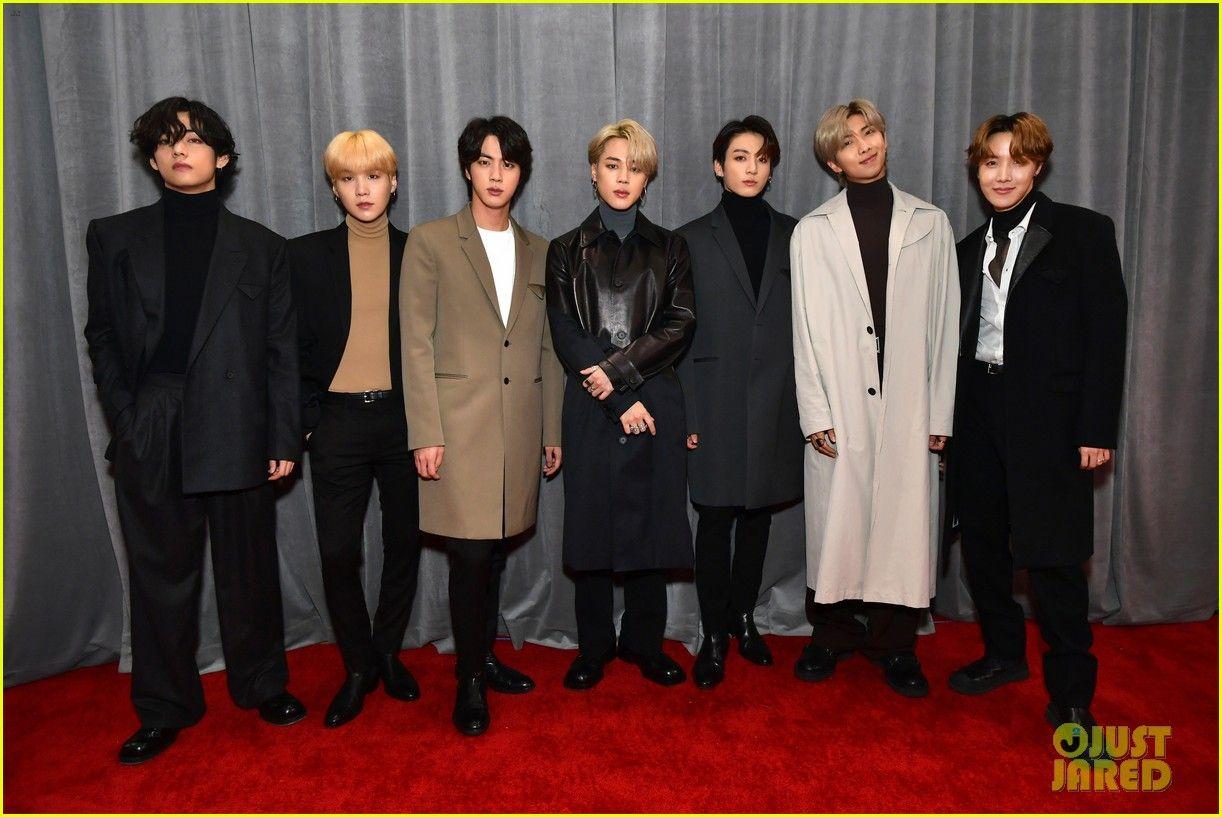 1222x817 BTS Arrive for Grammys Walk the Red Carpet Ahead