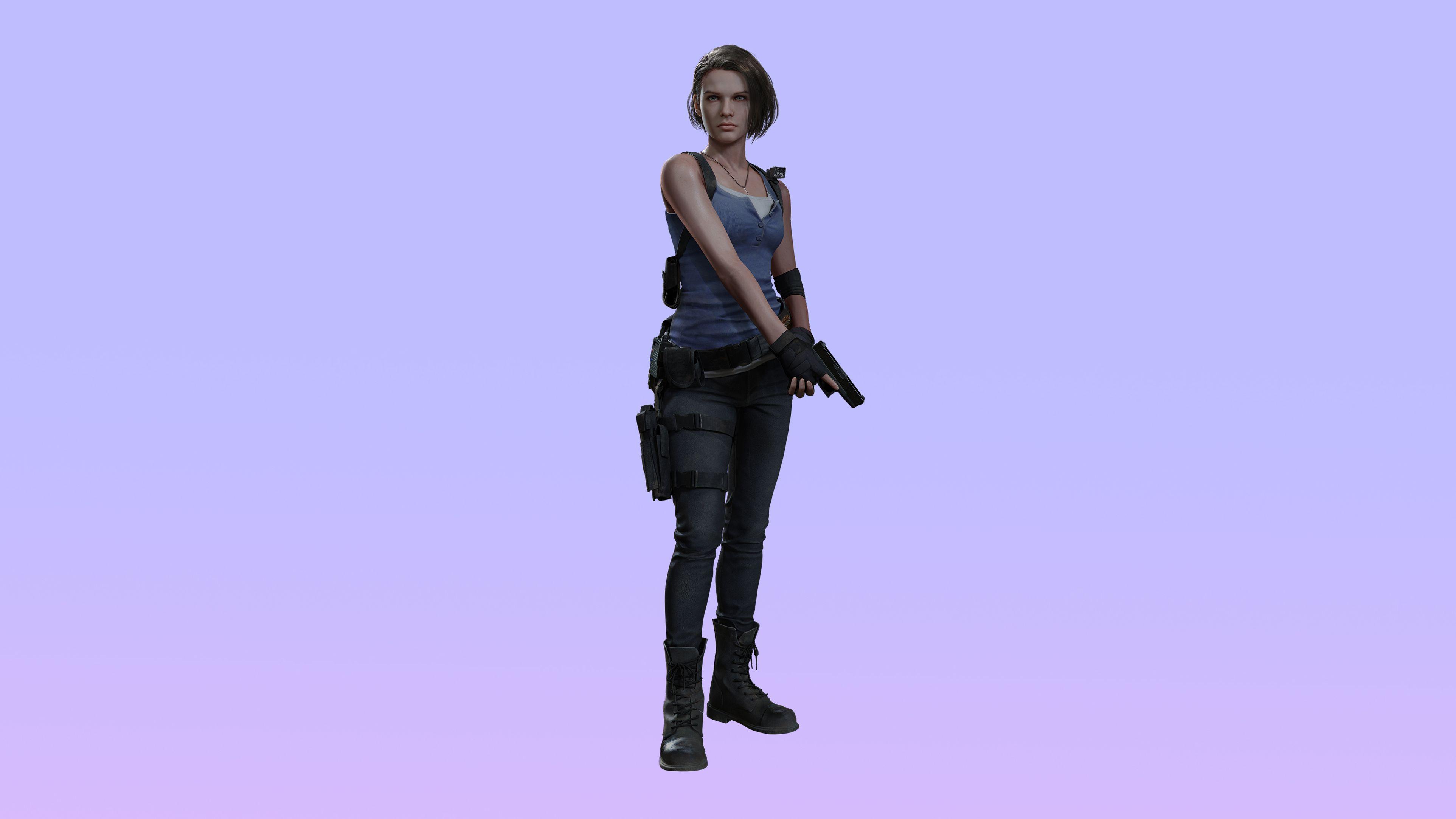 3850x2166 Jill Valentine Resident Evil 3 Remake 4K Wallpaper, HD Games 4K