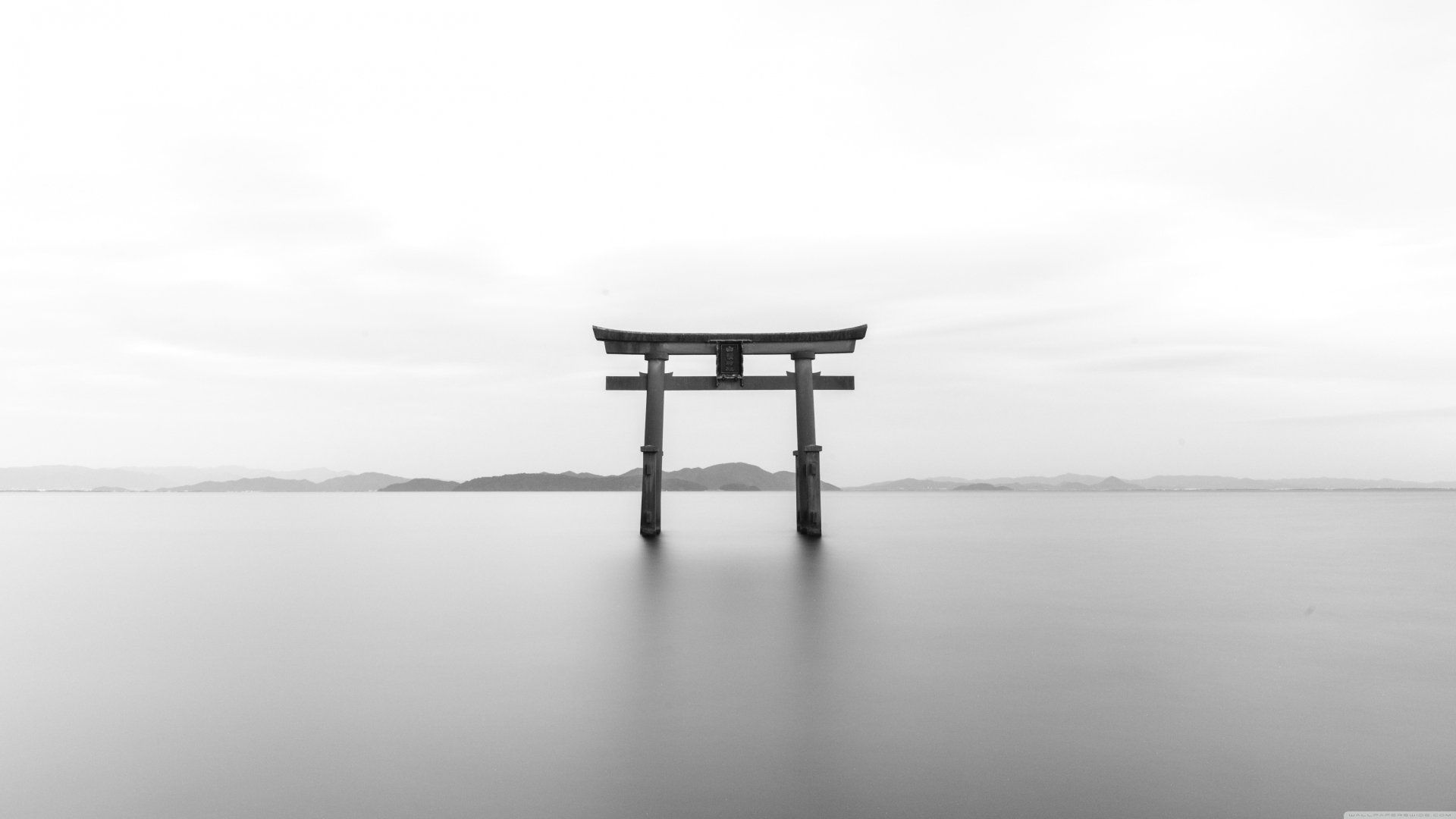 1920x1080 Ethereal White Torii Gate 4K Japan Photography Wallpaperx2880