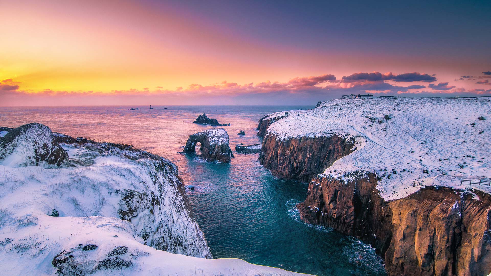 1920x1080 Bing HD Wallpaper 10 Dec 2024: Lands End, Cornwall, England Wallpaper Gallery