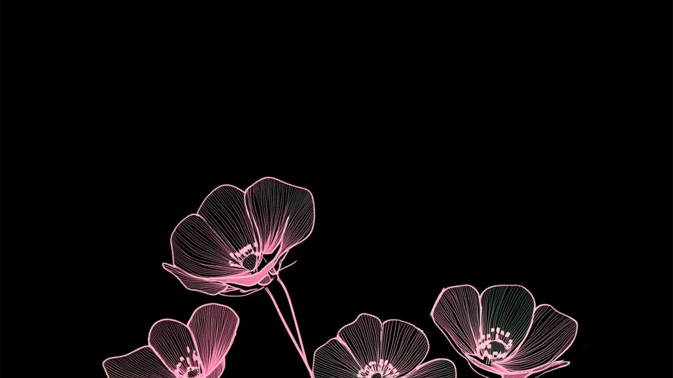 1366x768 Laptop Wallpaper for Girls, Cute Girly Wallpaper Free 1366x768 Background