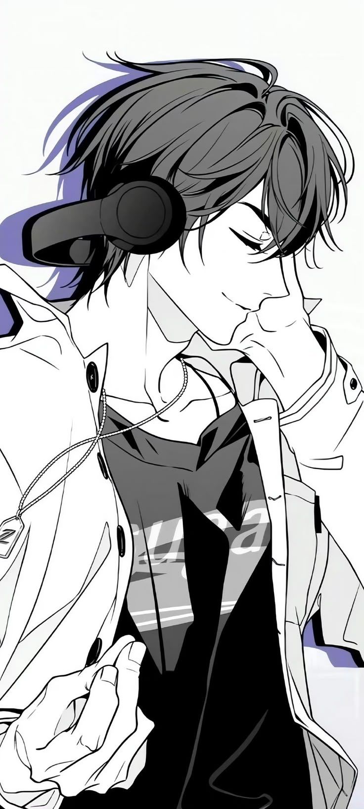 736x1634 Cool Anime Character with Headphones. Marius von hagen fanart, Tears of themis wallpaper, Artem wing