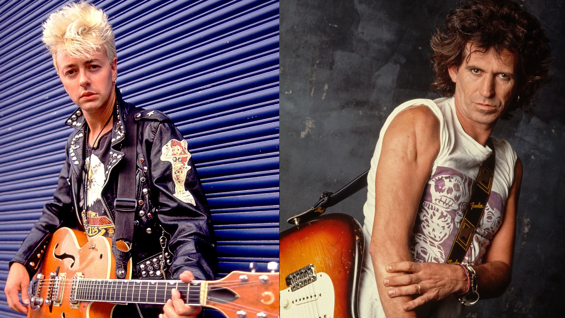1920x1080 Keith, your guitars only have five strings!” Brian Setzer recalls the day Keith Richards handed him his Les Paul