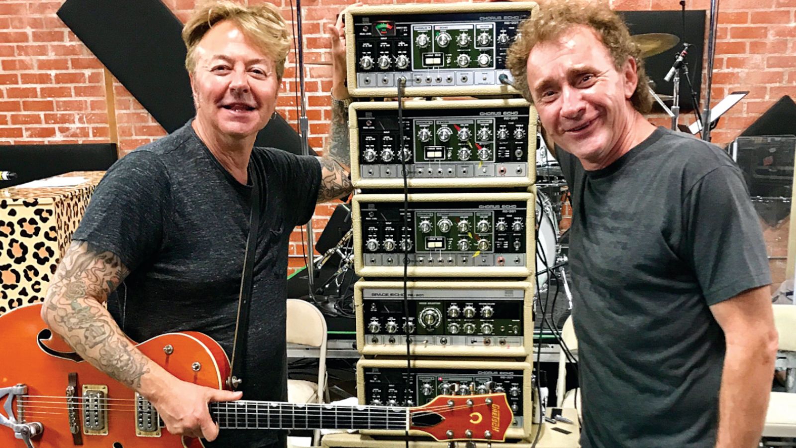 1600x900 He's Both a Great Guitar Player and a Great Guy”: Tyler Sweet Reflects on His Long Career as Brian Setzer's Trusted Guitar Tech