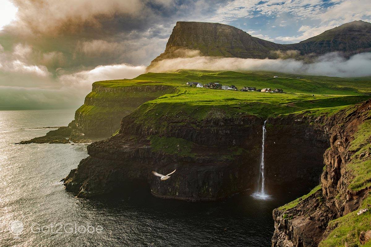 1200x800 Sorvagur to Gásadalur: Towards the Sunset of the Faroe Islands