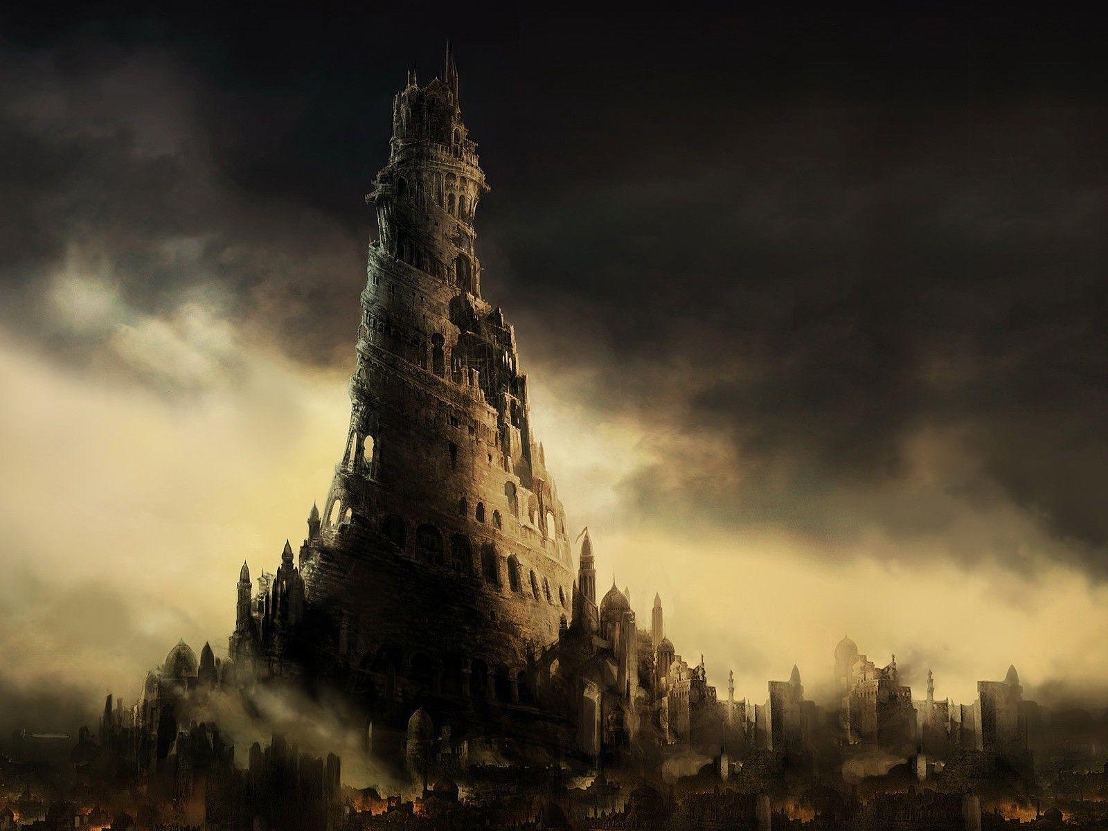 1600x1200 Tower of Babel Background. Tower of Babel Wallpaper, Tower of Babel Background and Tower of Babel JLA Wallpaper