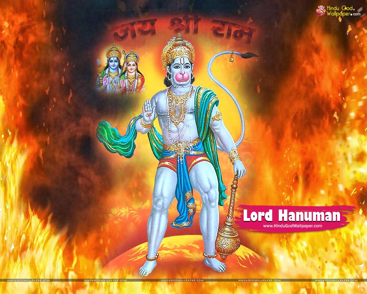 1280x1024 Angry Hanuman Wallpaper Wallpaper Free Download