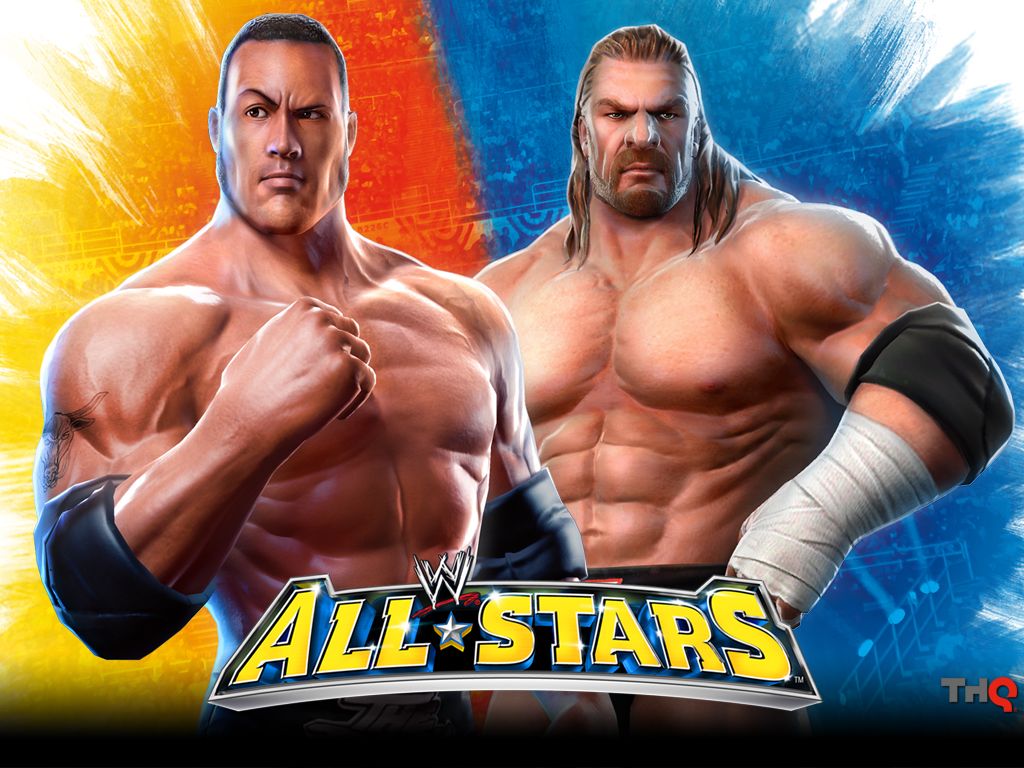 1024x768 More Custom WWE All Stars Video Game Wallpaper