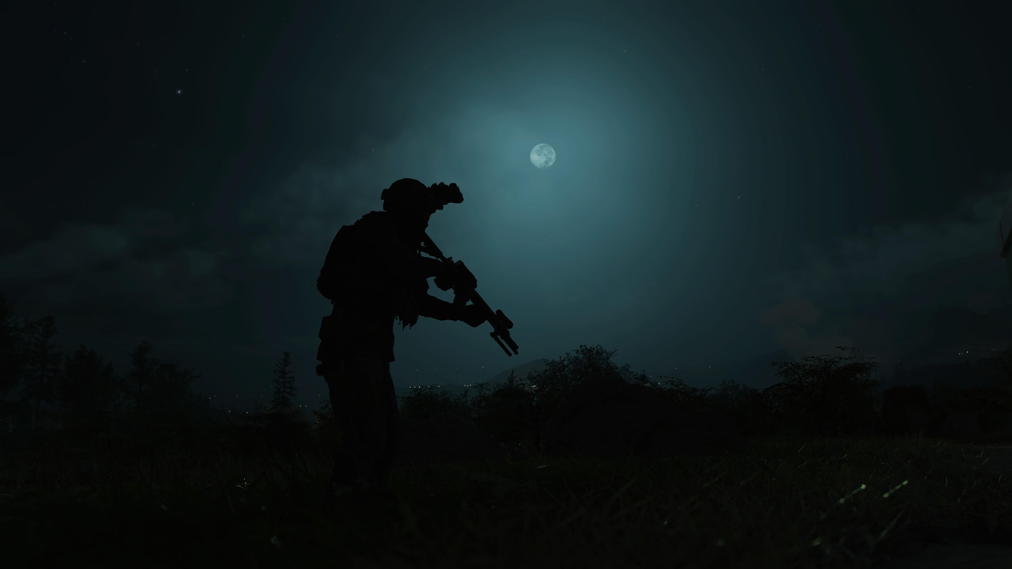3840x2160 Night Soldier ( 3840x2160)