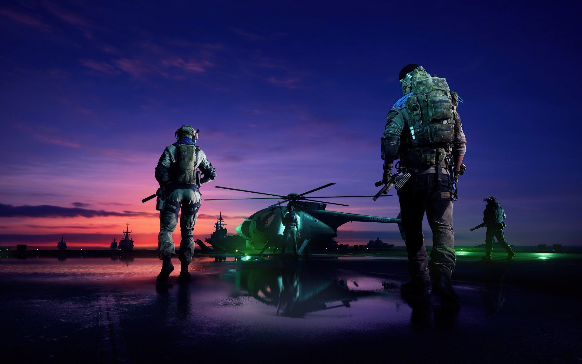 1920x1200 Battlefield 2042: 4K Ultra HD Tactical Night Ops Wallpaperx2400