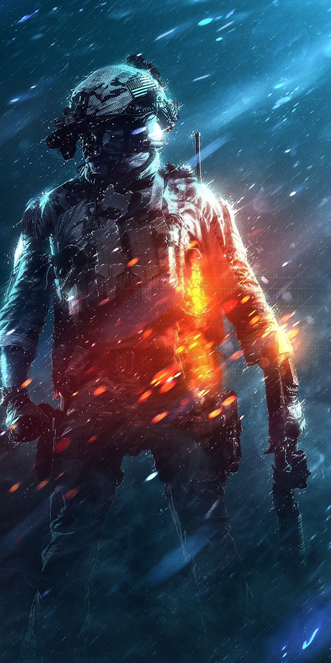 1080x2160 Battlefield Wallpaper 4K, Soldier, War, Army
