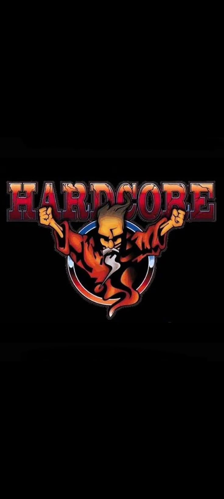736x1636 HARDCORE Thunderdome Logo Mobile Wallpaper 1080x2400