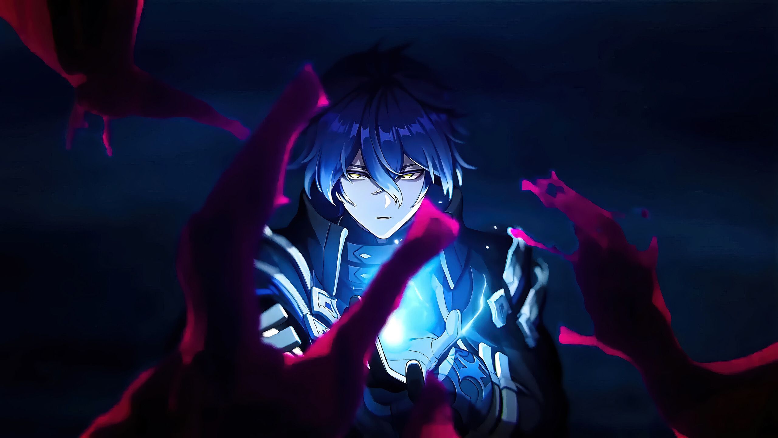 2560x1440 Flins Genshin Impact Wallpaper 4K HD PC i