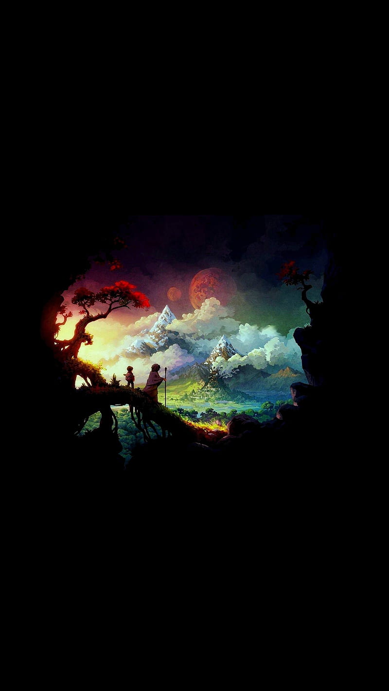 800x1422 The Lord of the Rings, fantasy art, artwork, dark, HD phone wallpaper