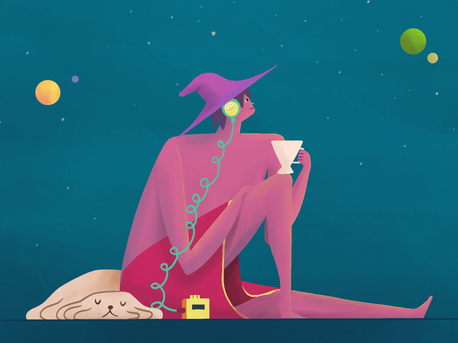 1600x1200 Midnight Gospel fanart by Pablo Peiker on Dribbble