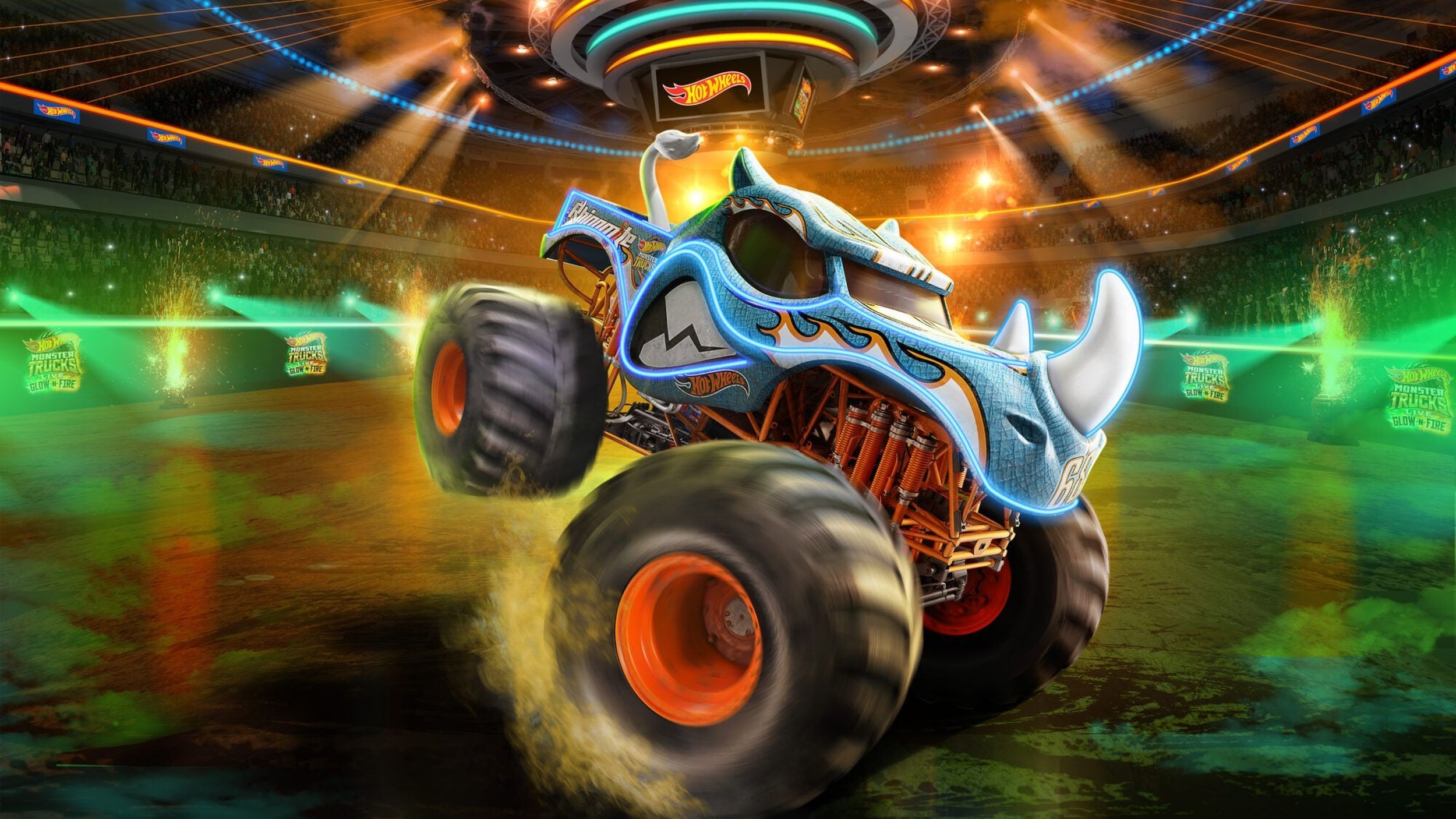 2500x1406 Hot Wheels Monster Trucks Live driver looks back to childhood in ride to bring classic toys to life at Numerica Arena
