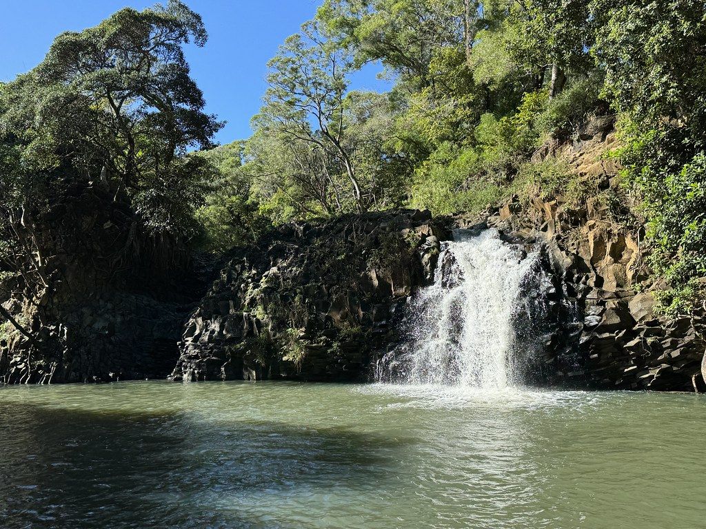 1024x768 Twin Falls (1). Twin Falls is a popular stop along the Hana