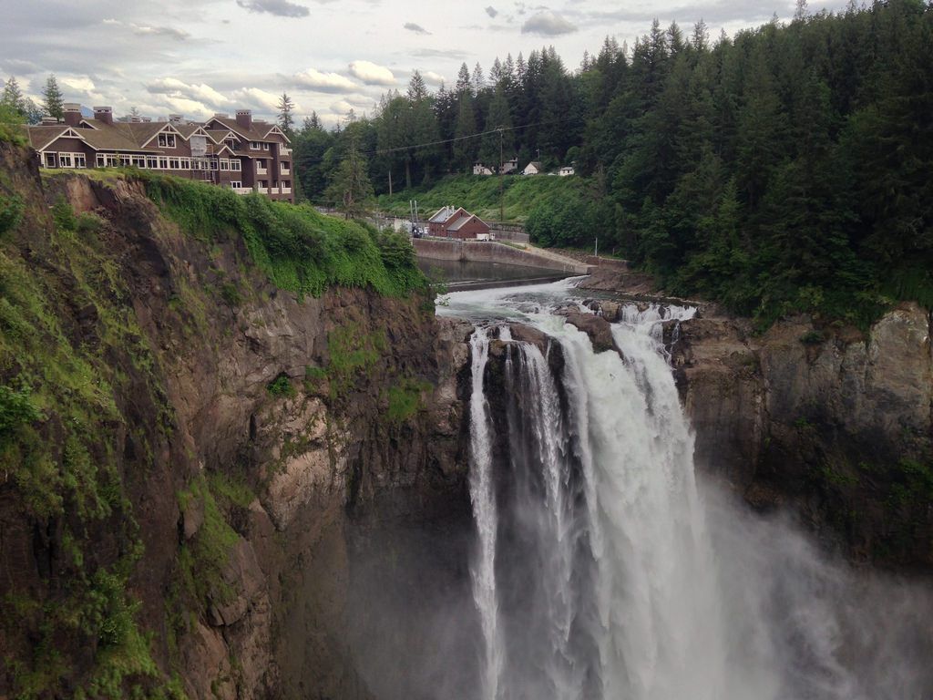1024x768 Snoqualmie Falls Waterfall Best Wallpaper 118517