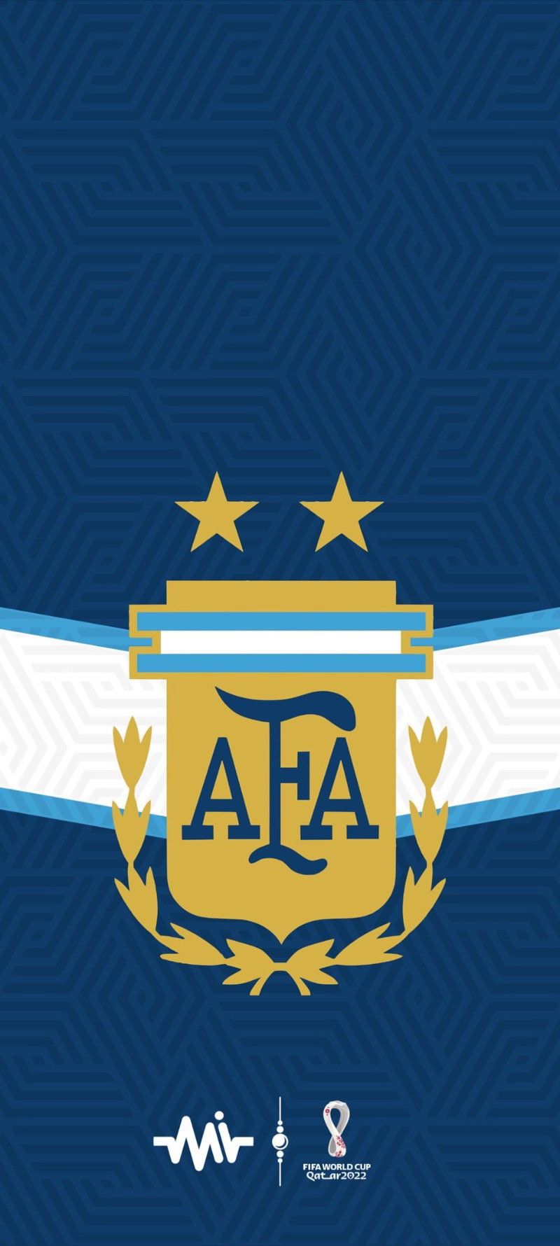 800x1780 Argentina National Team Crest 2022 Football Wallpaper